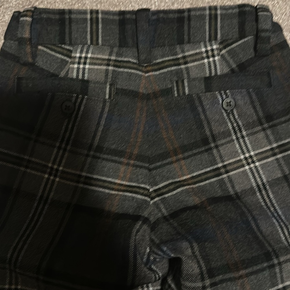 Janie and Jack Plaid Tartan Trouser Boy Pants - Picture 6 of 7